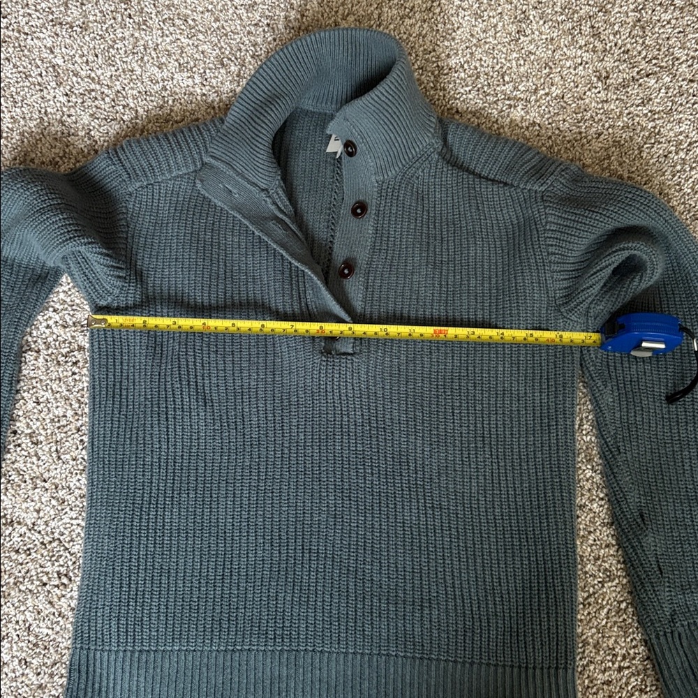 Pact Women's blue collar Sweater 100% organic cotton - Picture 10 of 15